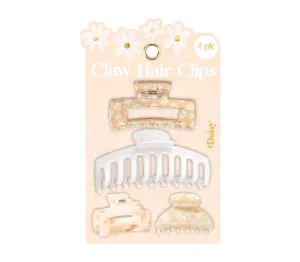 Daisy 4 pack Claw Clip