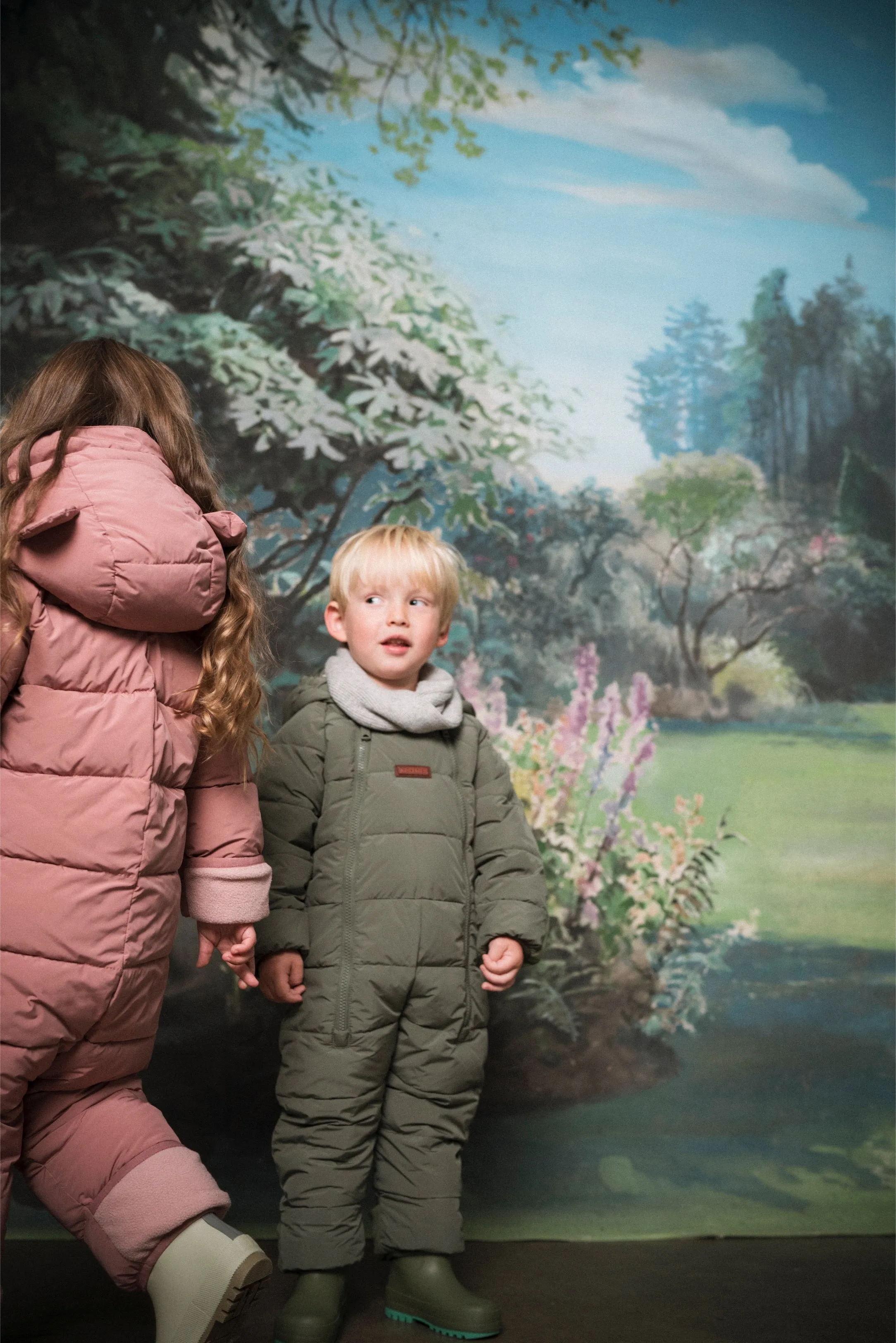 Damask Pink Quilted Onesie