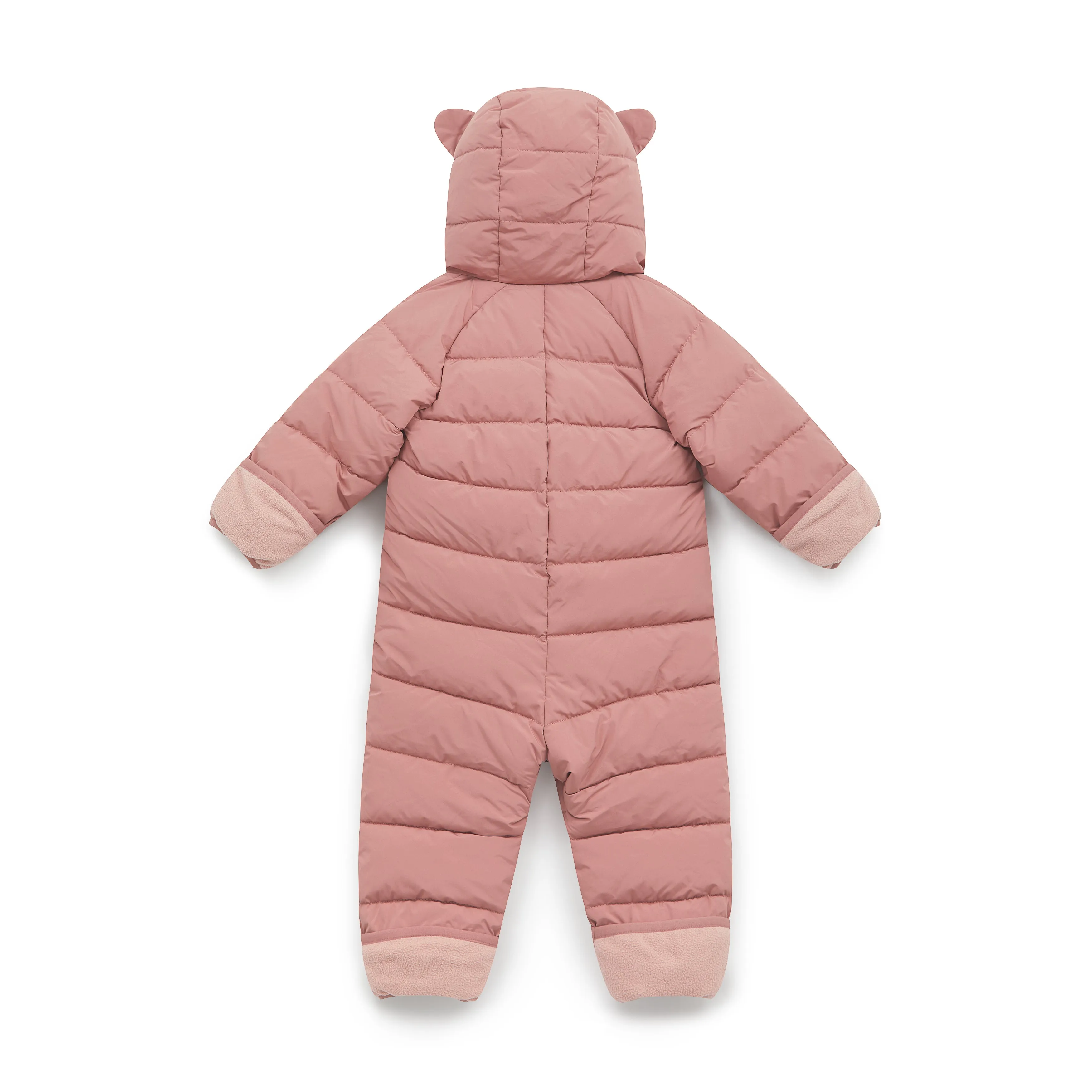 Damask Pink Quilted Onesie