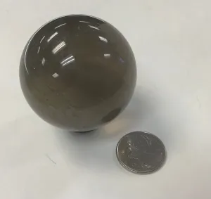 Dark Smoky Quartz Sphere, 2”