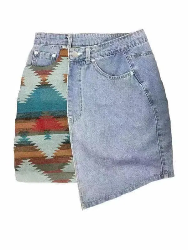 Denim skirt