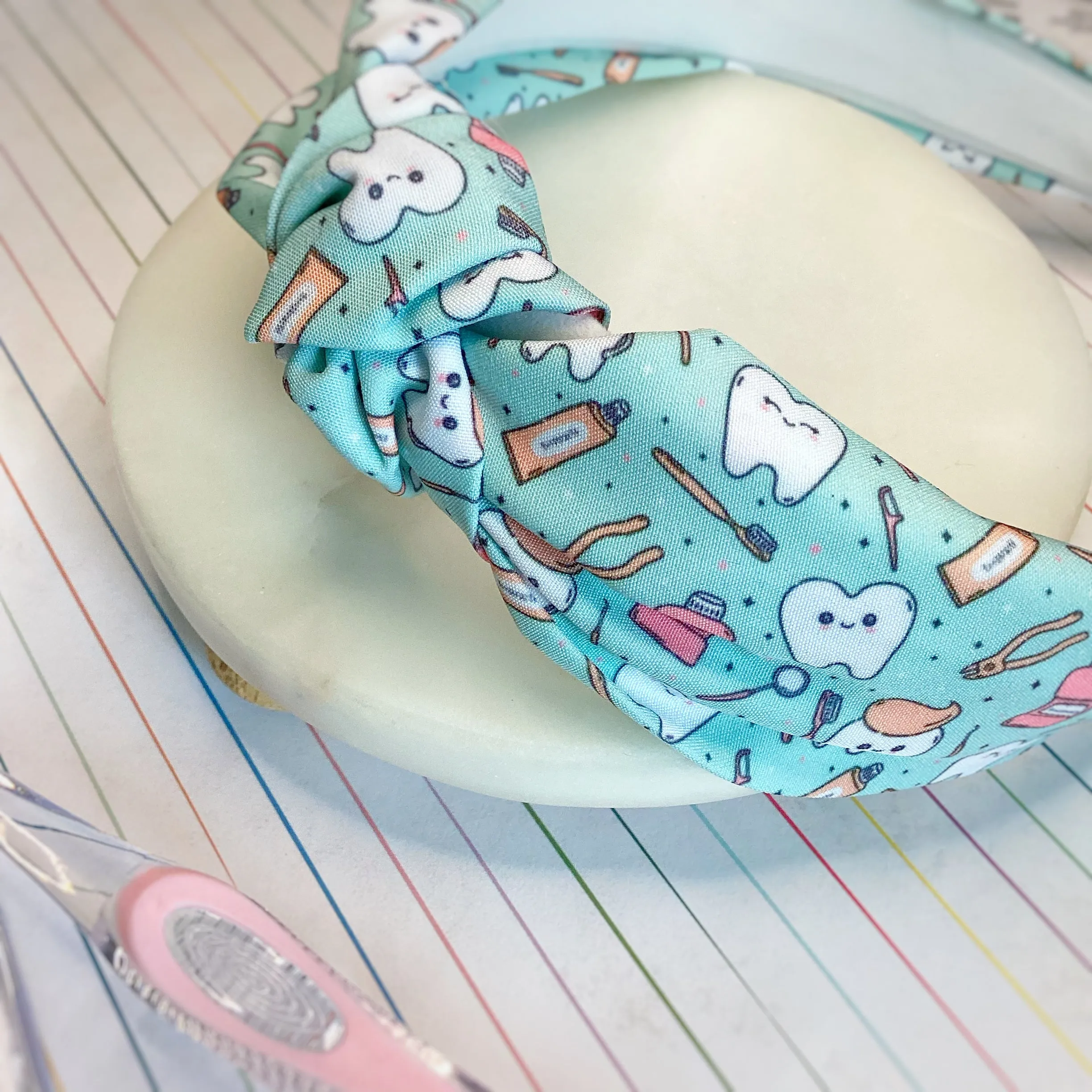 Dental Headband and Scrunchie Collection