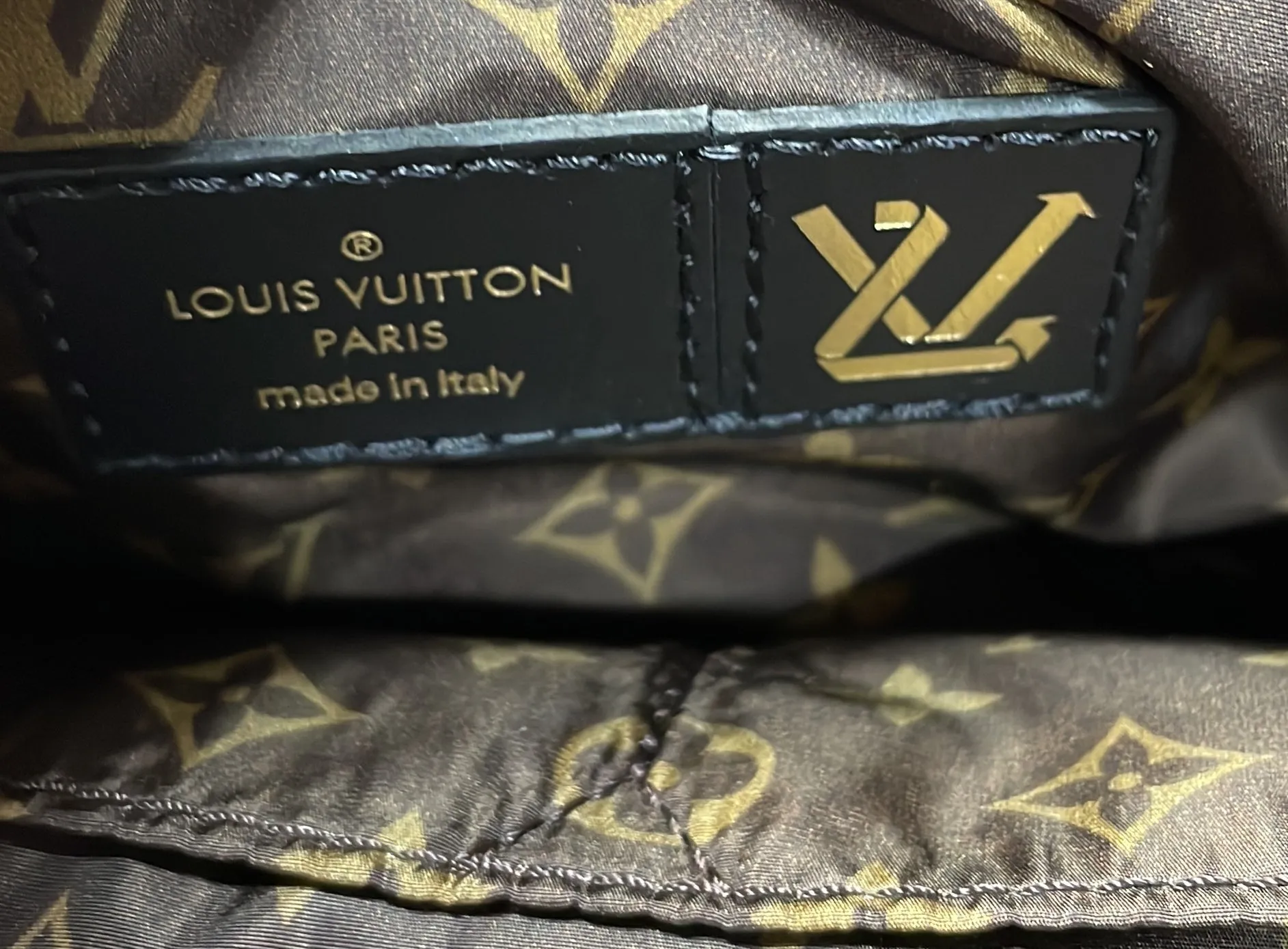 Designer Pillow OnTheGo Tote Monogram Quilted Econyl Nylon MM
