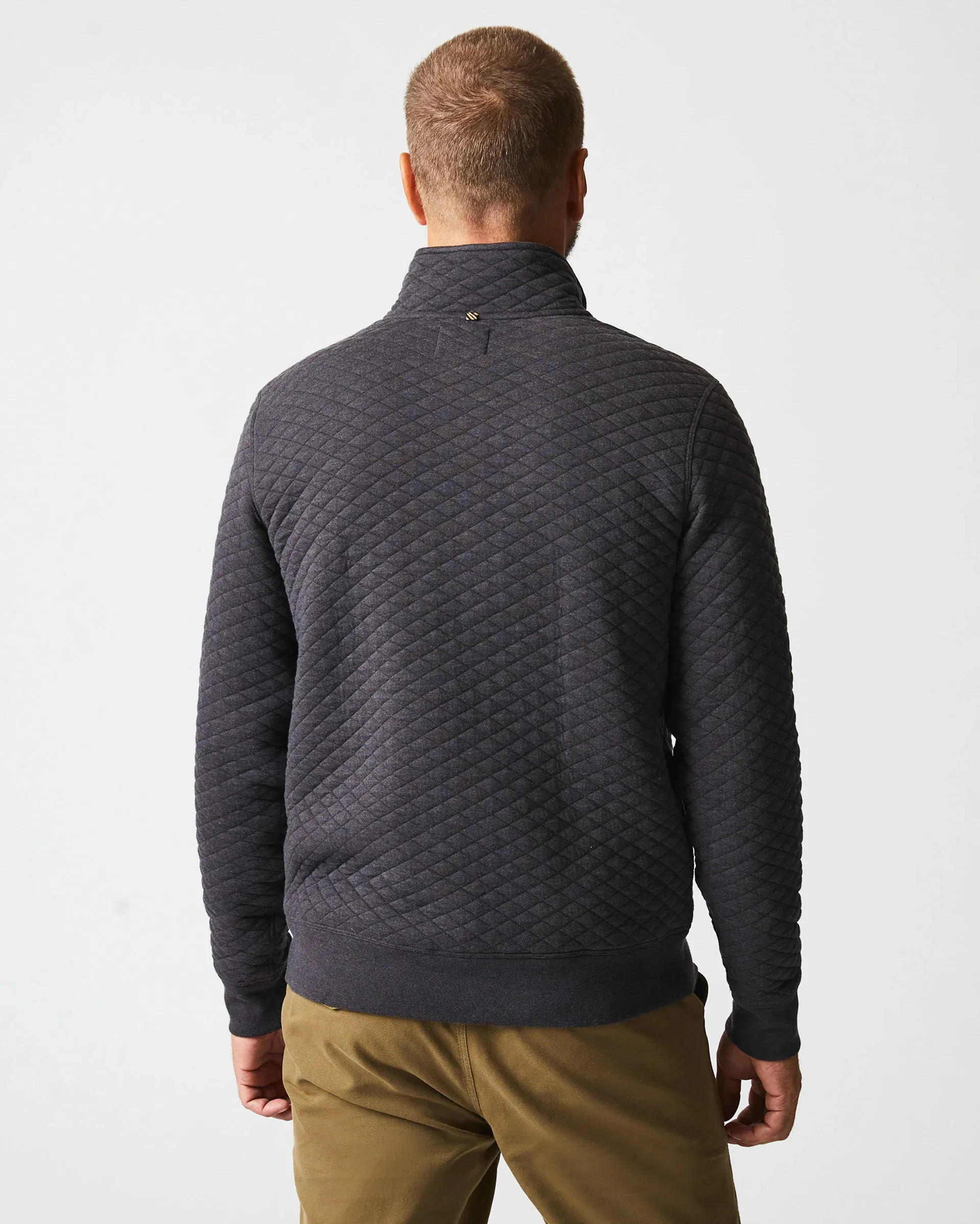 Diamond Quilt Half Zip