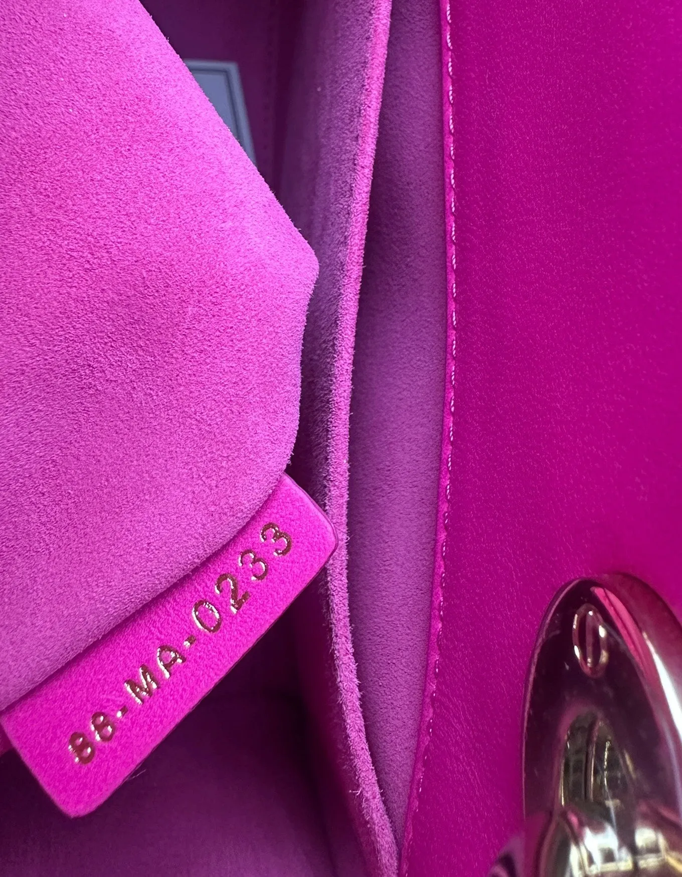 Dior 2023 Pink Leather My ABCDior Small Lady Dior Bag