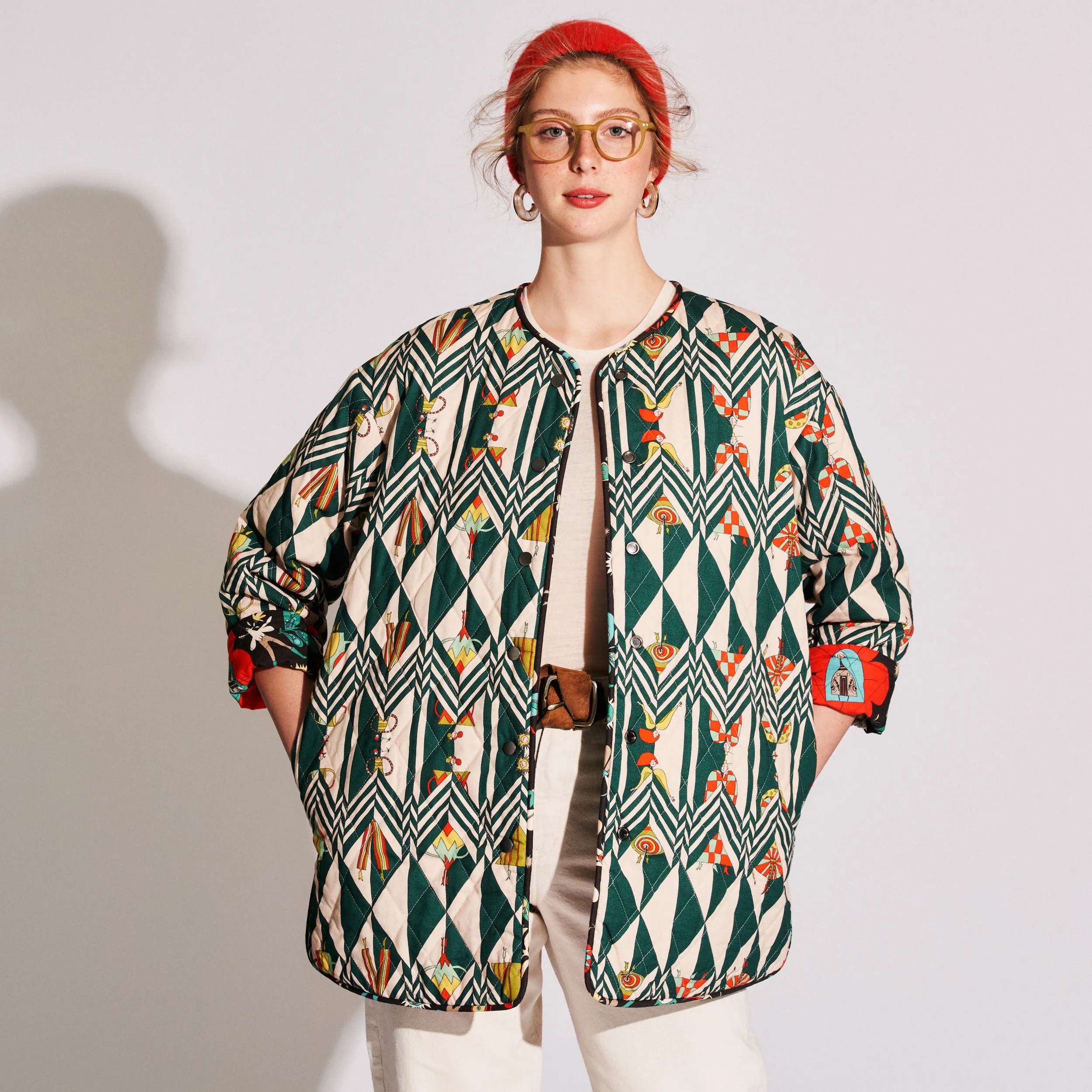 DOUBLE SIDED QUILTED JACKET