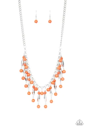 Earth Conscious - Orange Necklace