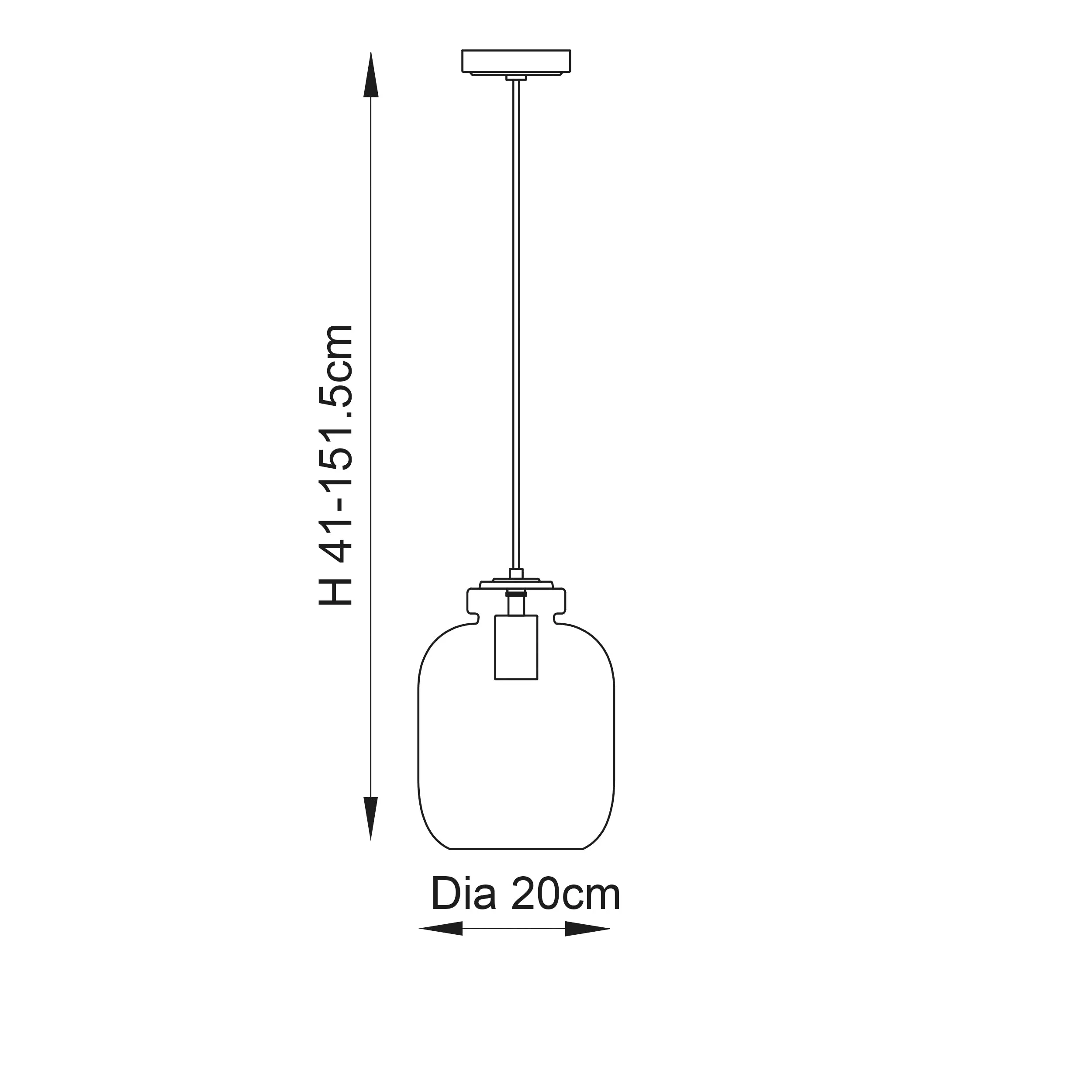 Endon 106923 Lyra 1lt Pendant Clear textured glass & antique brass plate 10W LED E27 (Required)