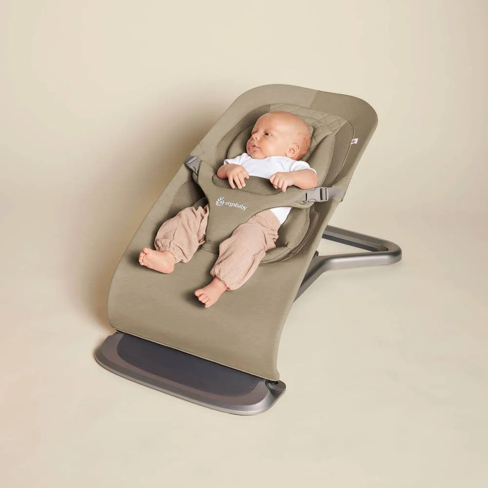 ErgoBaby Evolve Bouncer - Soft Olive