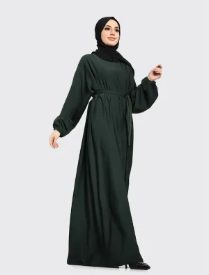 Essential Abaya - Bottle Green