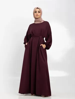 Essential Abaya - Plum