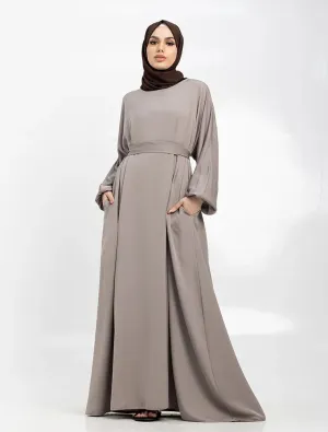 Essential Abaya - Stone