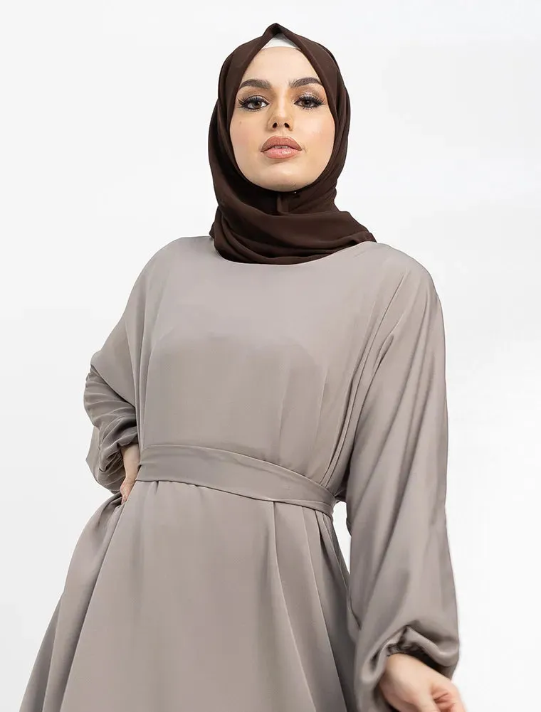 Essential Abaya - Stone