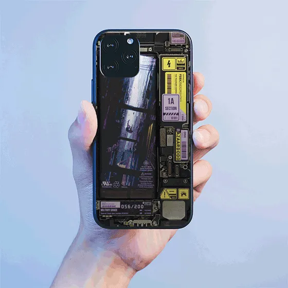 Falling Industrial LED Case for iPhone