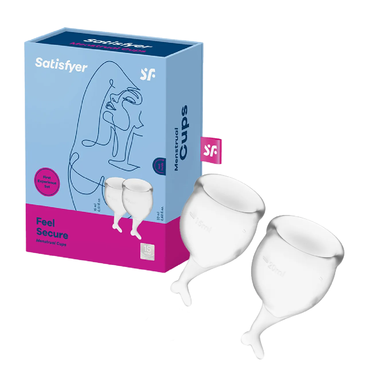 Feel Secure Menstrual Cup - Transparent