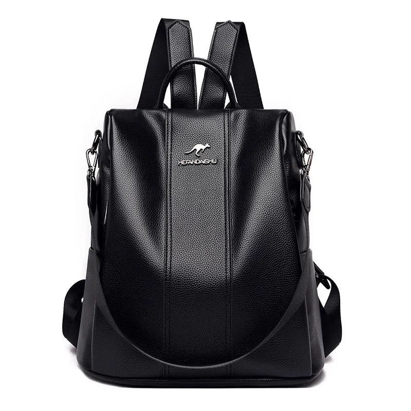 Female Versatile Large Capacity Soft Leather Bags