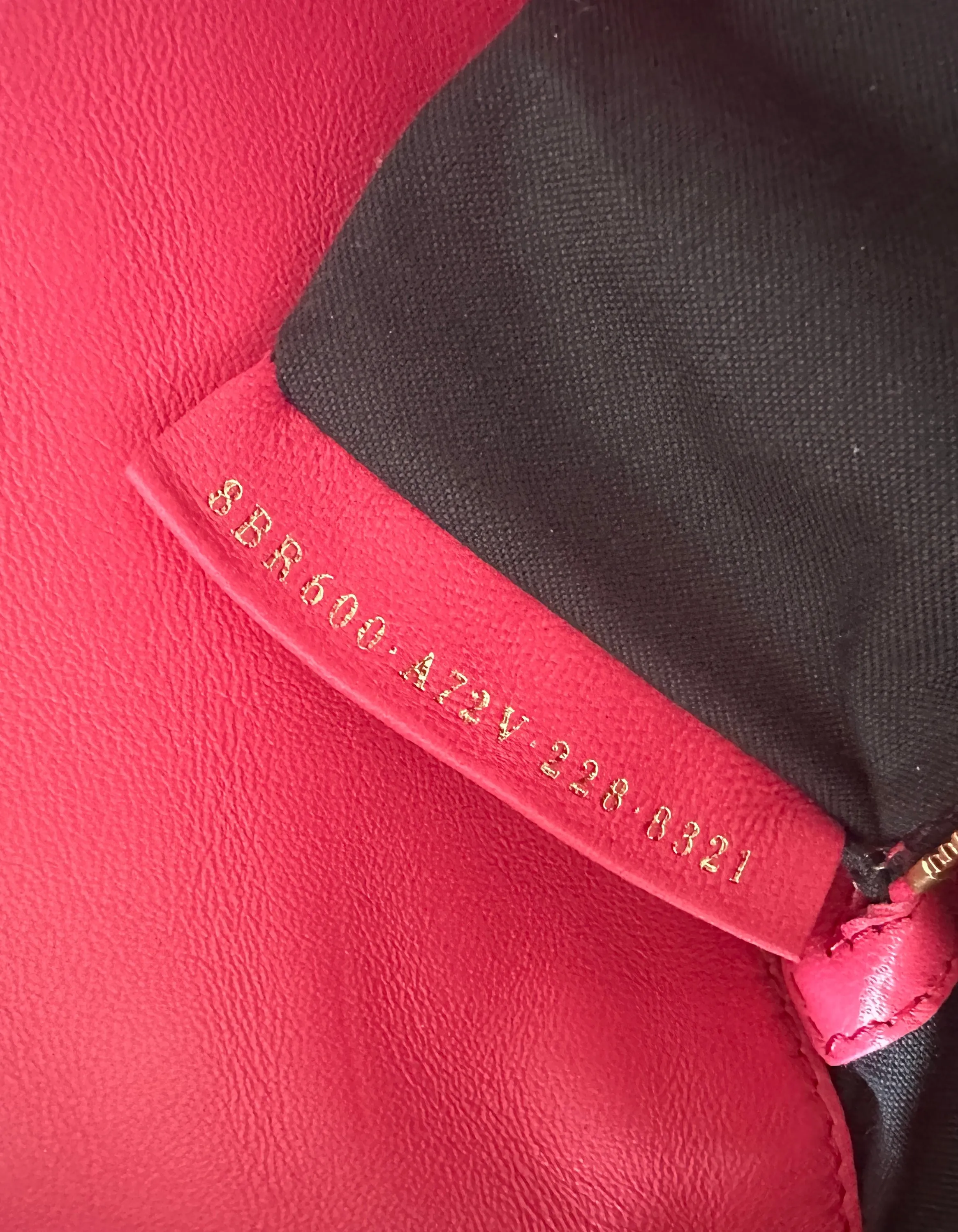 Fendi Pink Nappa Embossed Logo FF 1974 Medium Baguette NM Bag w/ Two Straps