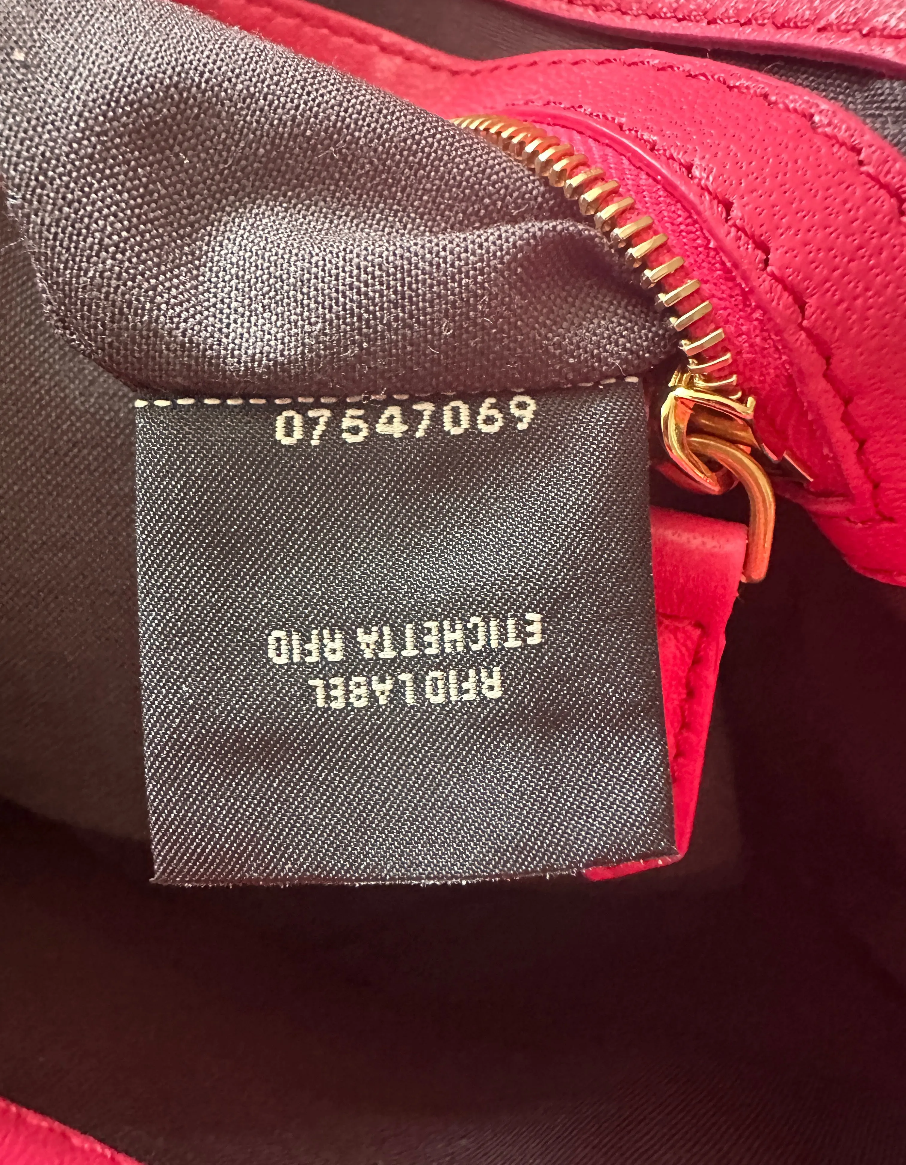 Fendi Pink Nappa Embossed Logo FF 1974 Medium Baguette NM Bag w/ Two Straps
