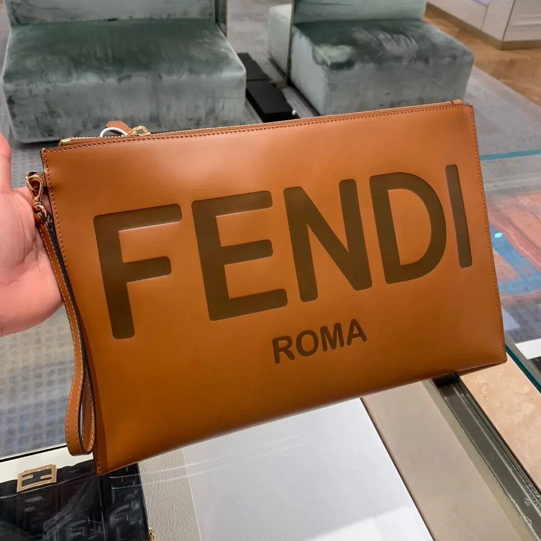 Fendi Roma Flat Pouch