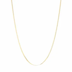 Fine Herringbone Chain Necklace