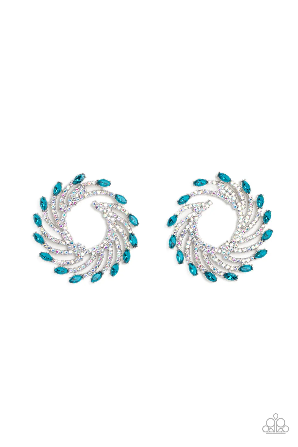 Firework Fanfare - Blue Post Earring