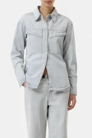 Fitted Utility Shirt Grey
