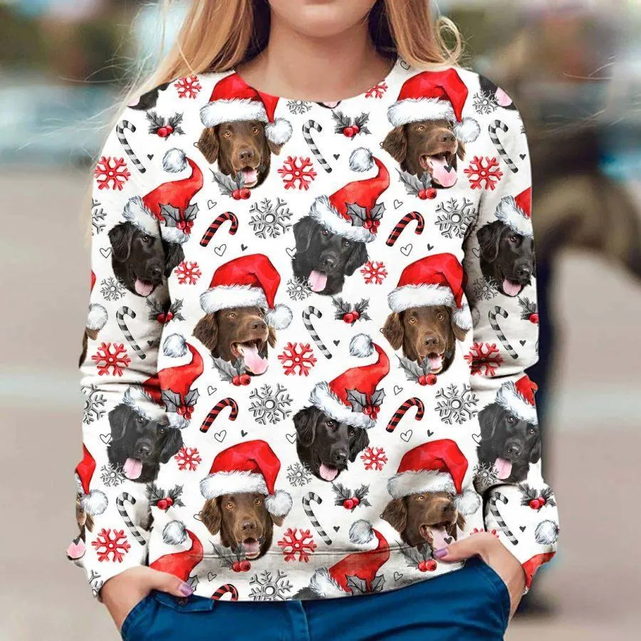 Flat Coated Retriever - Xmas Decor - Premium Sweatshirt