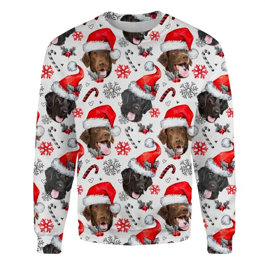 Flat Coated Retriever - Xmas Decor - Premium Sweatshirt