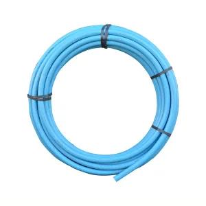 FloPlast MDPE Blue Pipe 20mm x 100m Coil