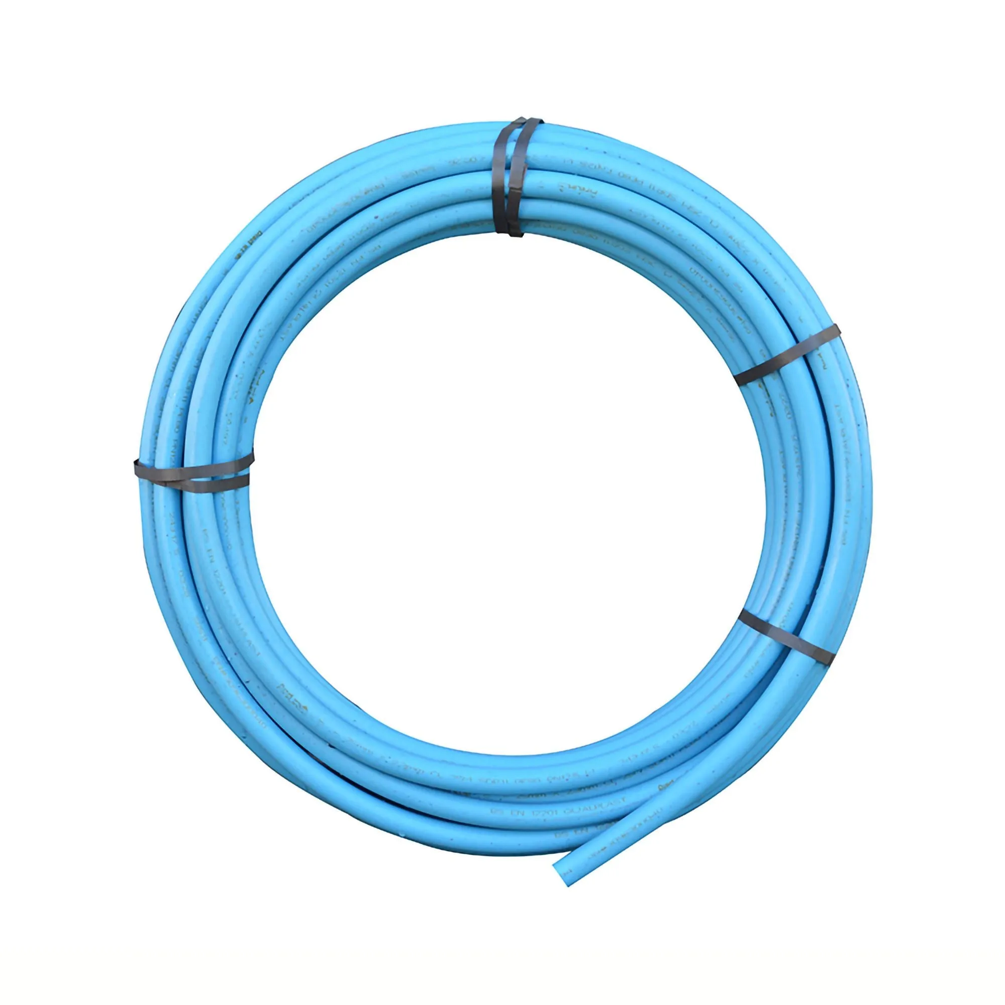 FloPlast MDPE Blue Pipe 20mm x 100m Coil