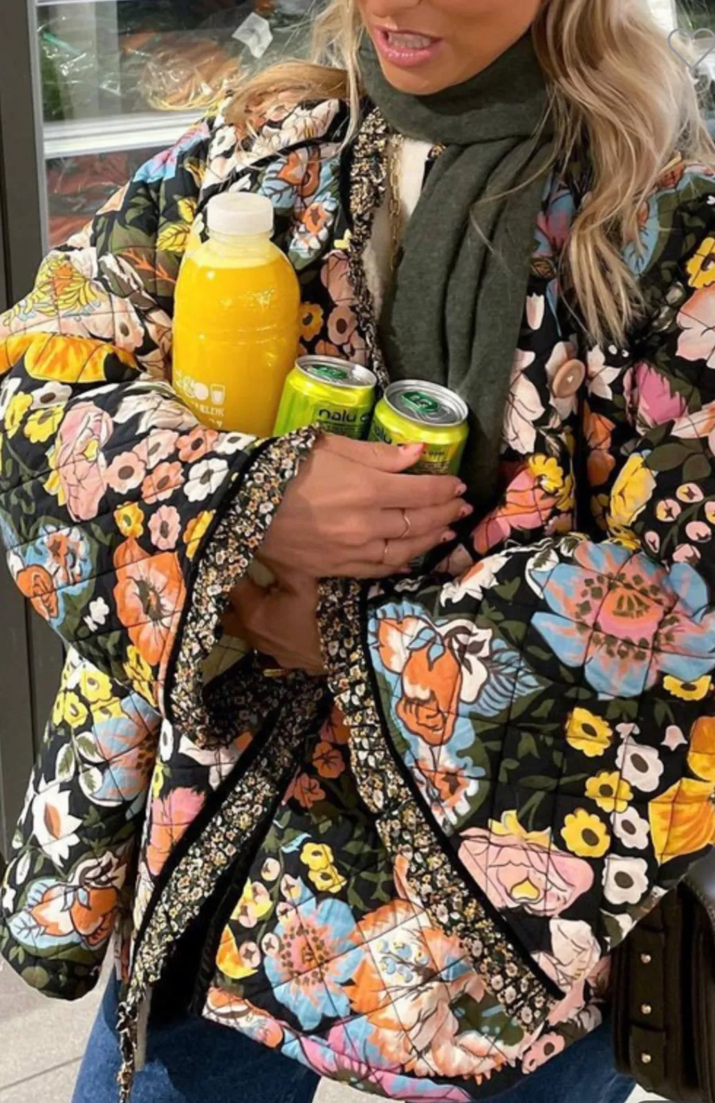 Floral Quilted Jacket