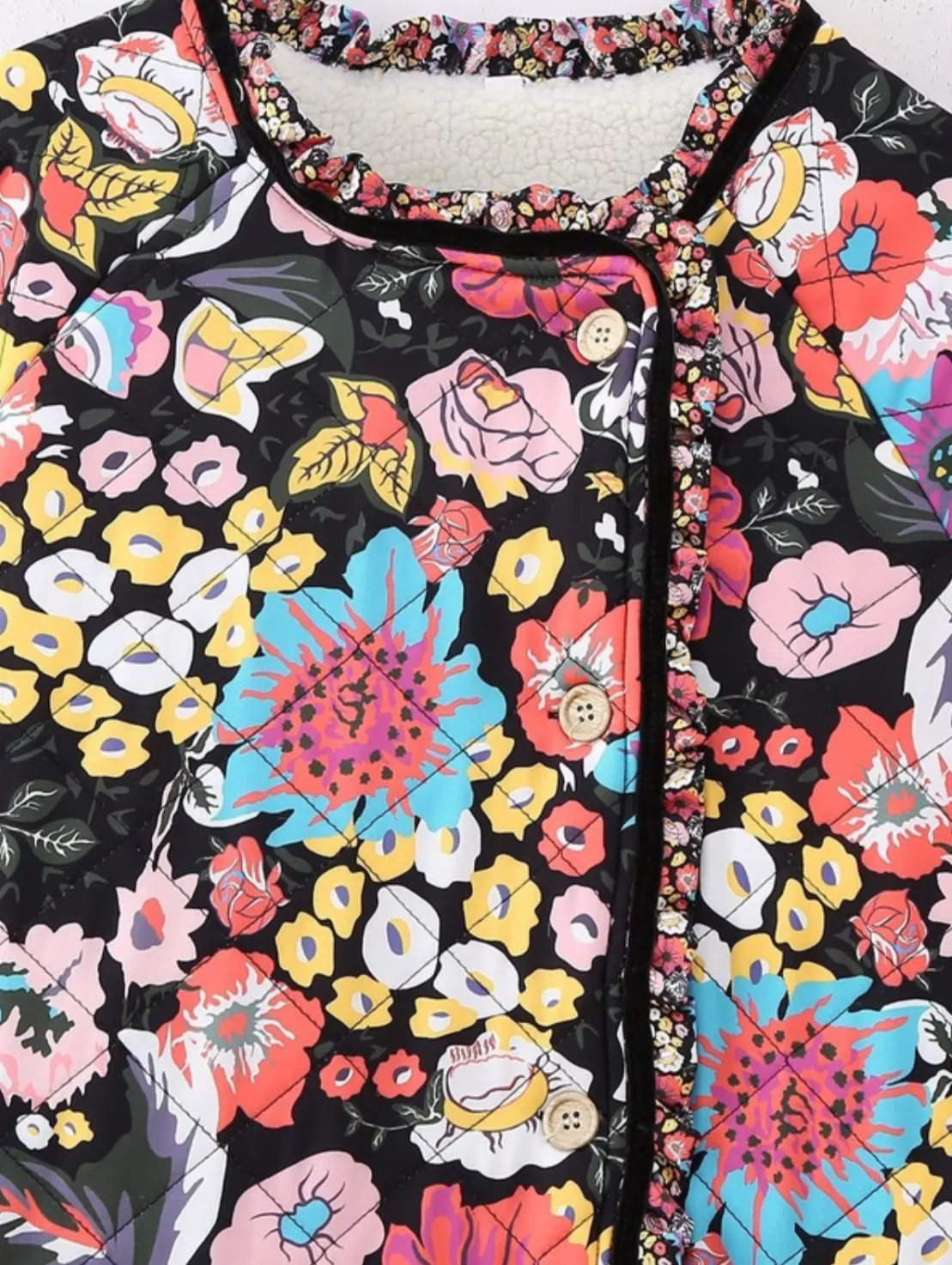 Floral Quilted Jacket