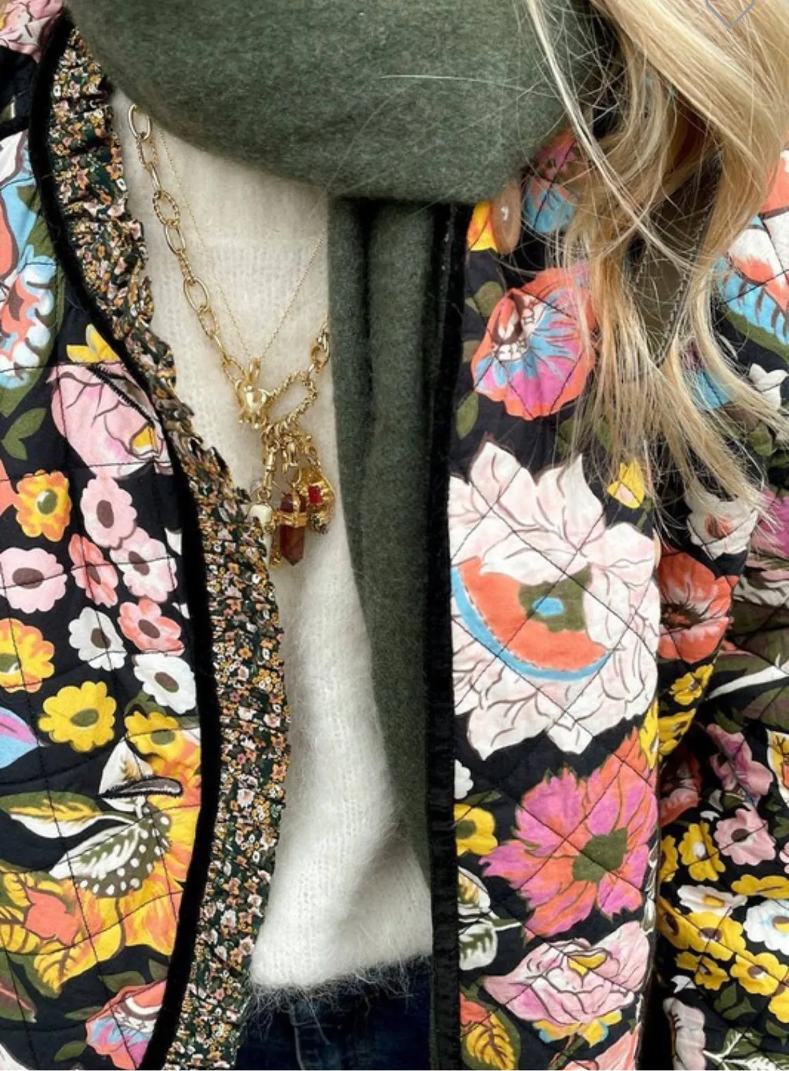 Floral Quilted Jacket