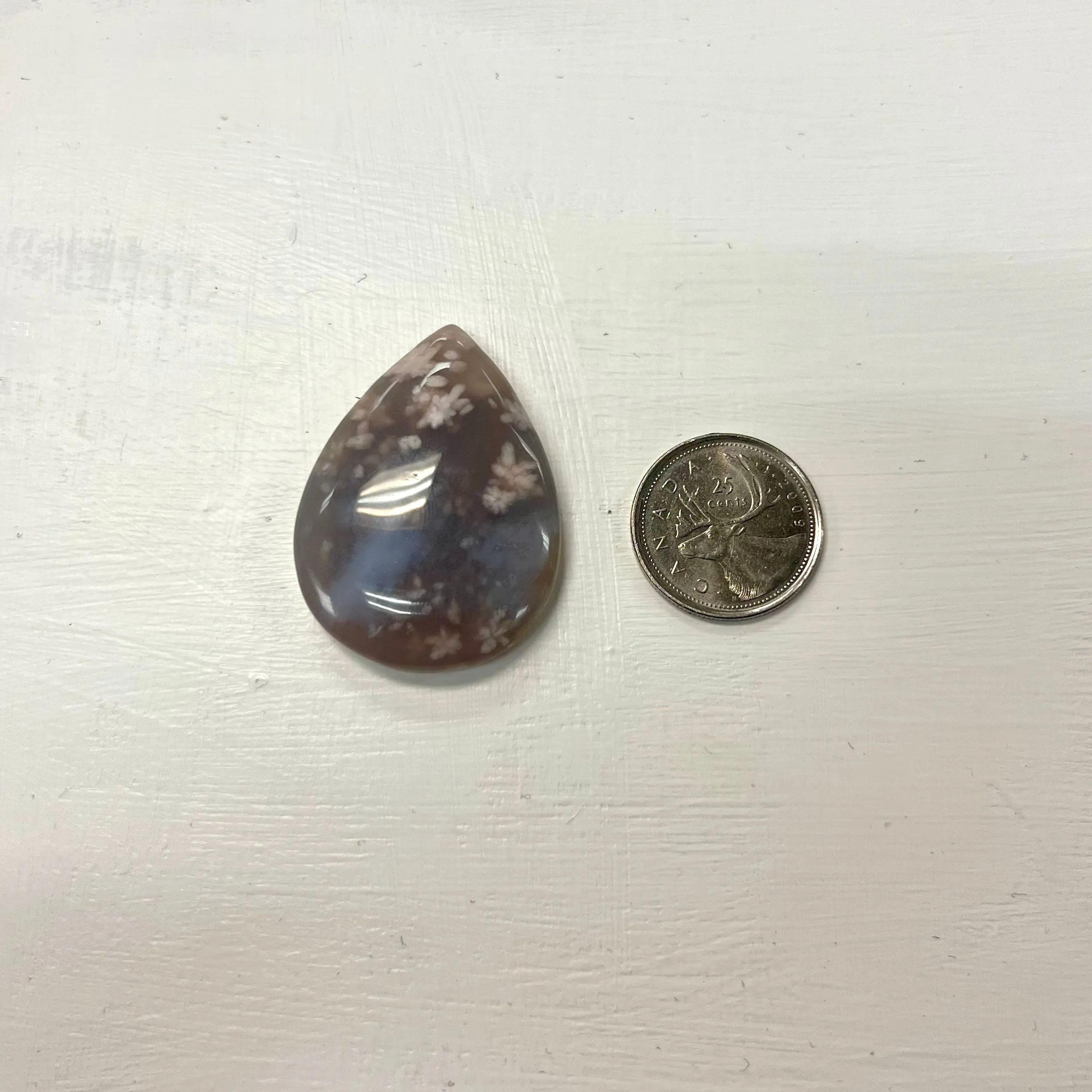 Flower Agate Cabochon