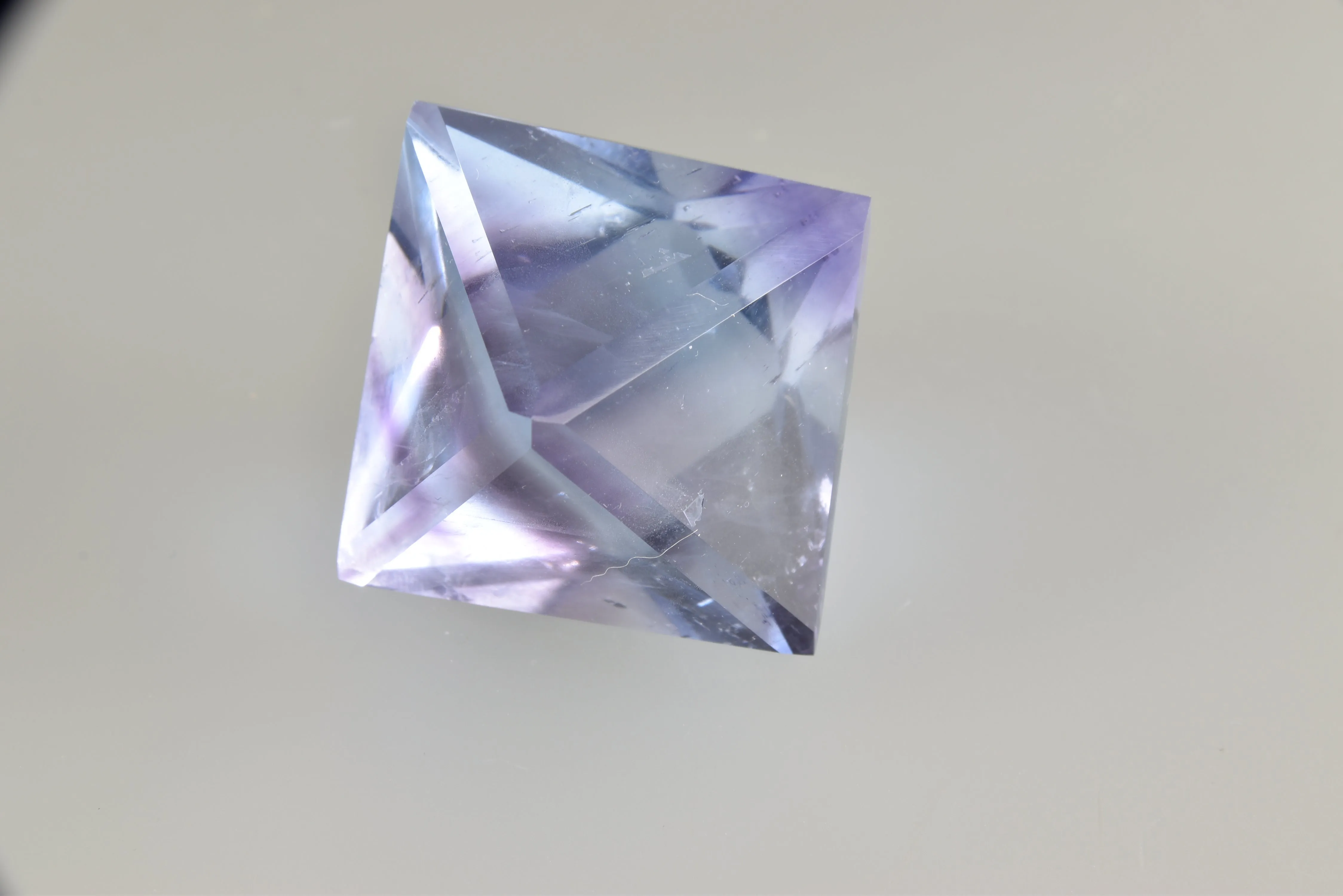 Fluorite, Denton Mine, Harris Creek District, Southern Illinois 2.7 cm on edge $225. 10/19