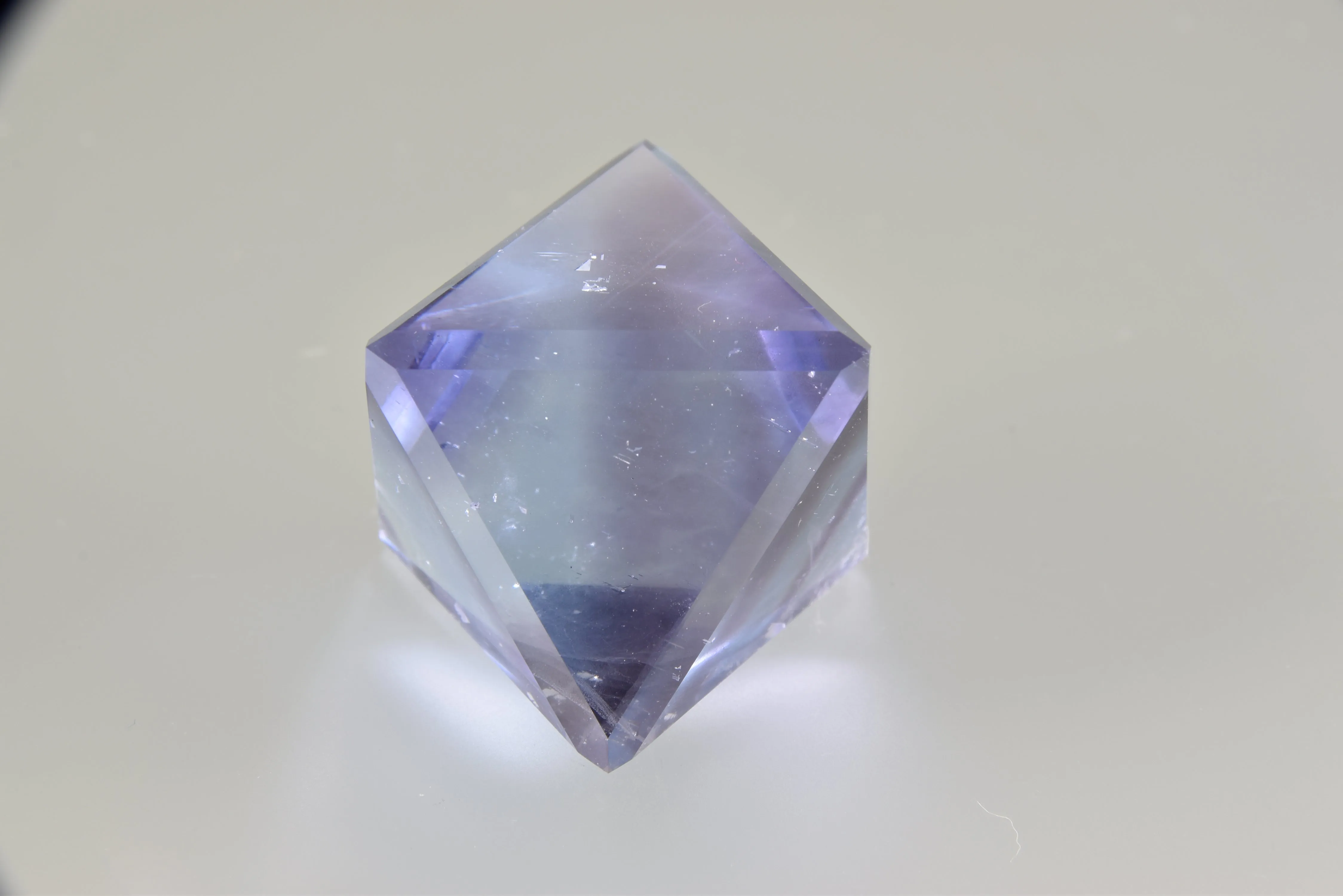 Fluorite, Denton Mine, Harris Creek District, Southern Illinois 2.7 cm on edge $225. 10/19