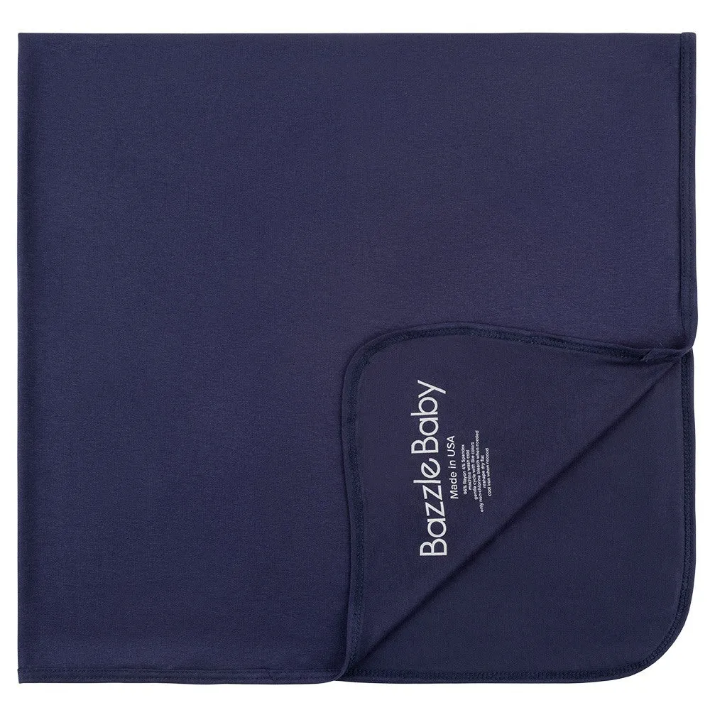 Forever Swaddle   Hat Set: Navy