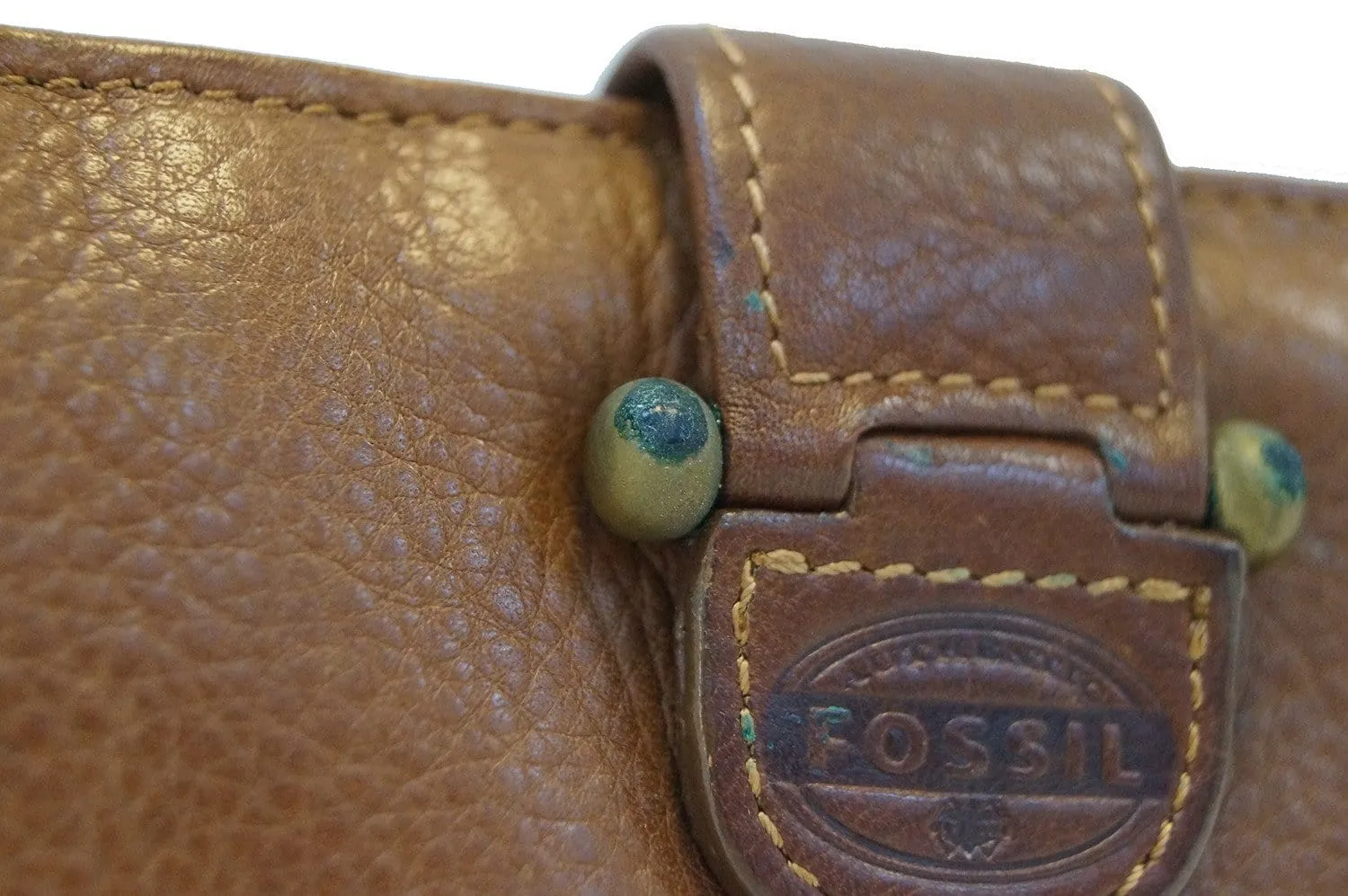 FOSSIL Trifold Brown Leather Wallet - Final Call