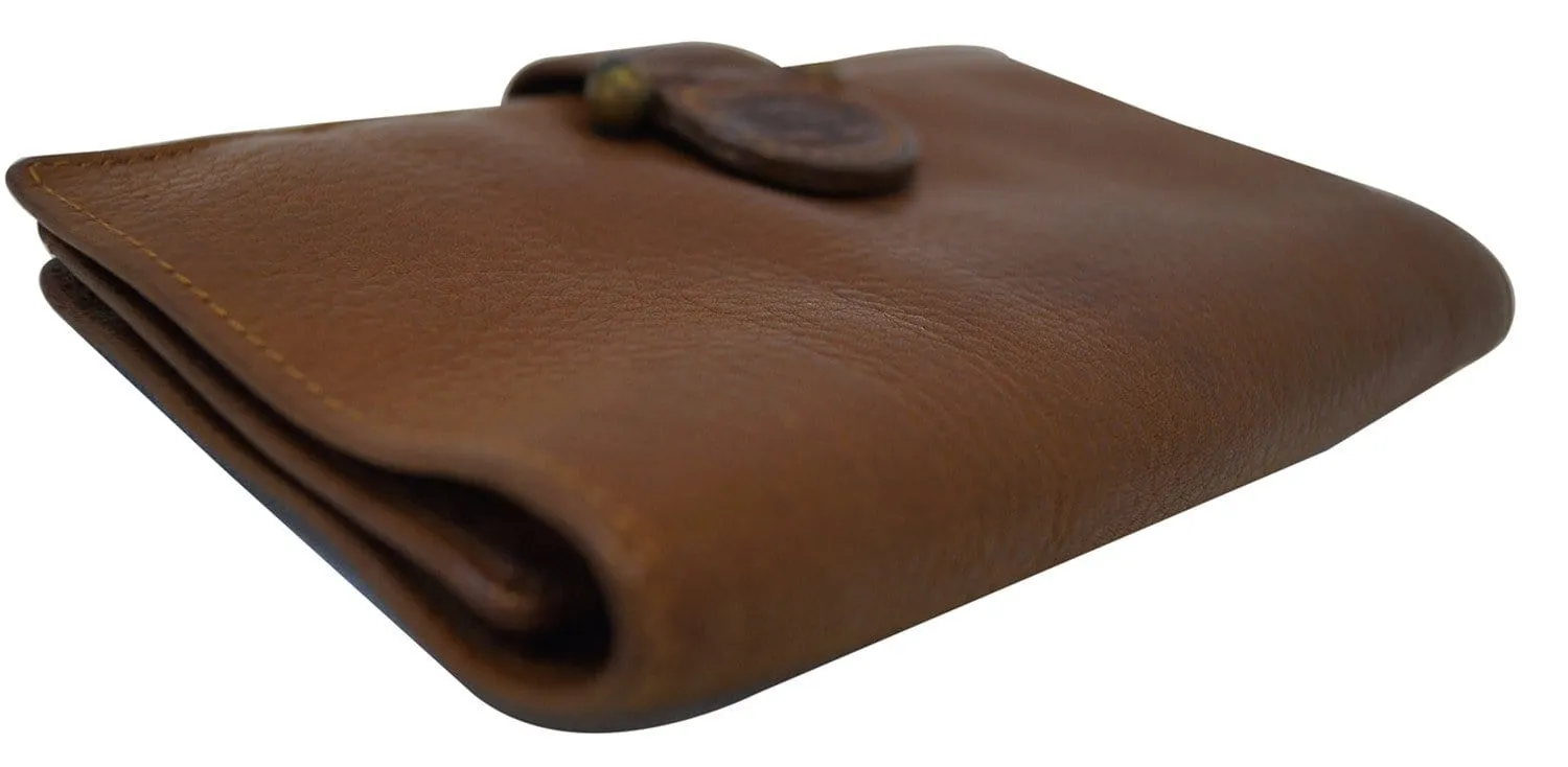 FOSSIL Trifold Brown Leather Wallet - Final Call