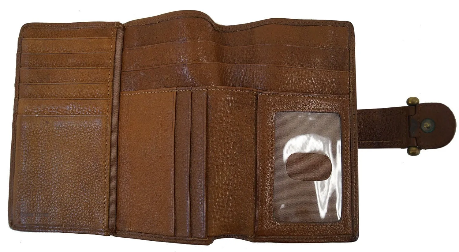 FOSSIL Trifold Brown Leather Wallet - Final Call