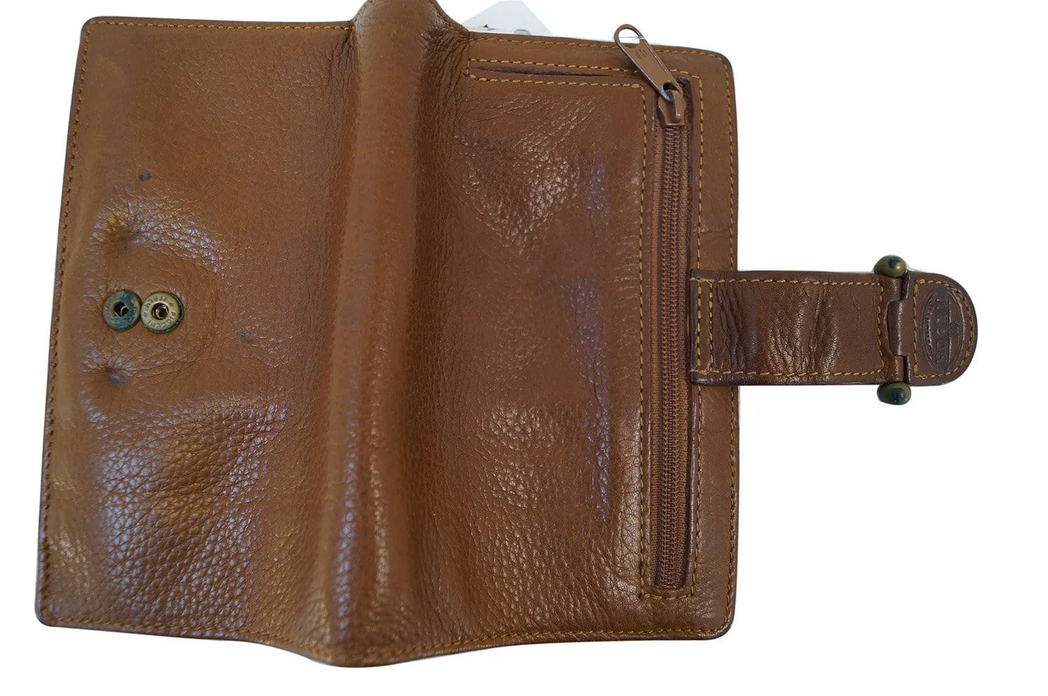 FOSSIL Trifold Brown Leather Wallet - Final Call