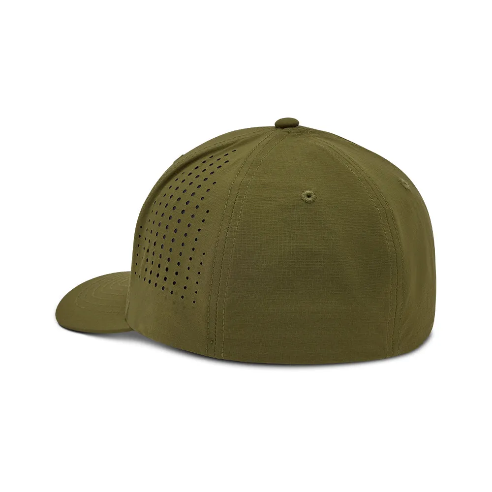 Fox Non Stop Tech Flexfit Hat - Olive Green