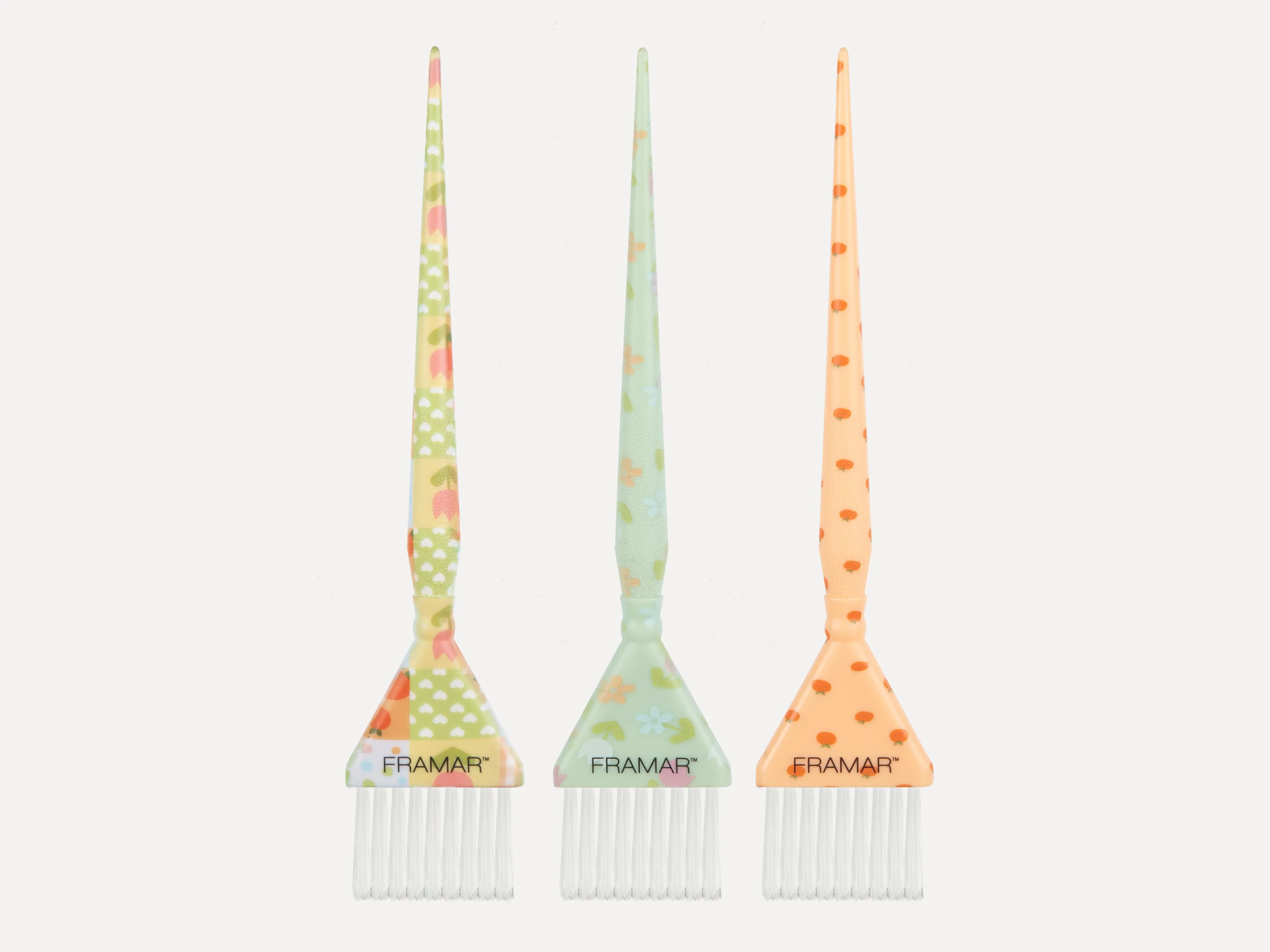 Framar Quilted Triple Threat Brush Set (3pc)