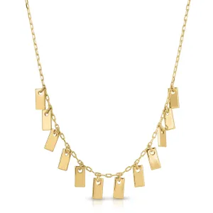 Fringe Tag Necklace