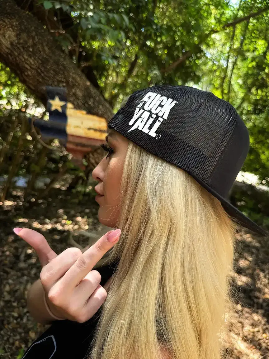 FUCK YALL SIDE STYLE BLACK HAT