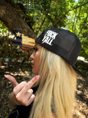 FUCK YALL SIDE STYLE BLACK HAT