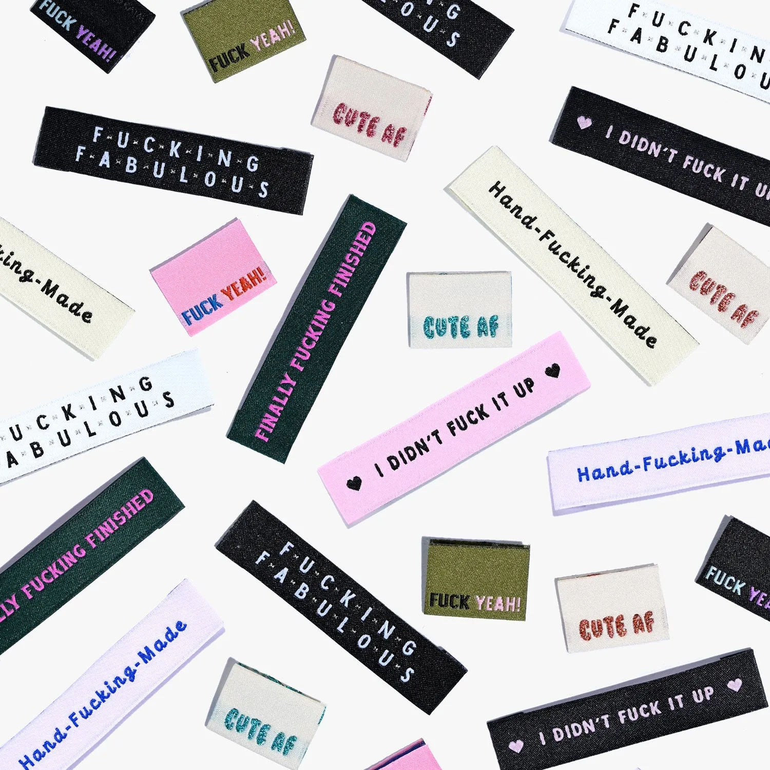 Fuck Yeah! | 6 Sew-in Labels