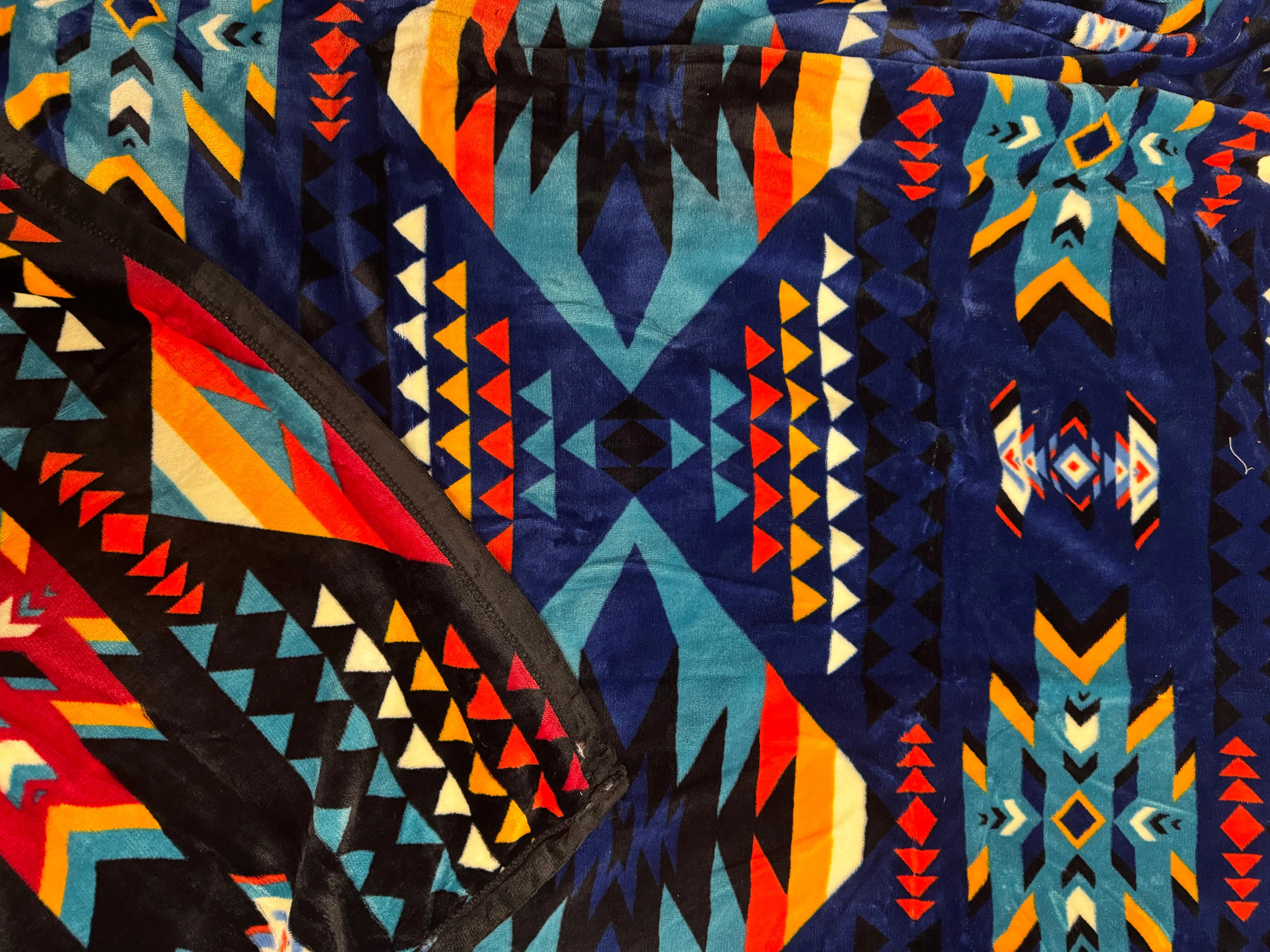 Full Size(60”x80”) Aztec Fleece Blanket-Multiple Colors Available