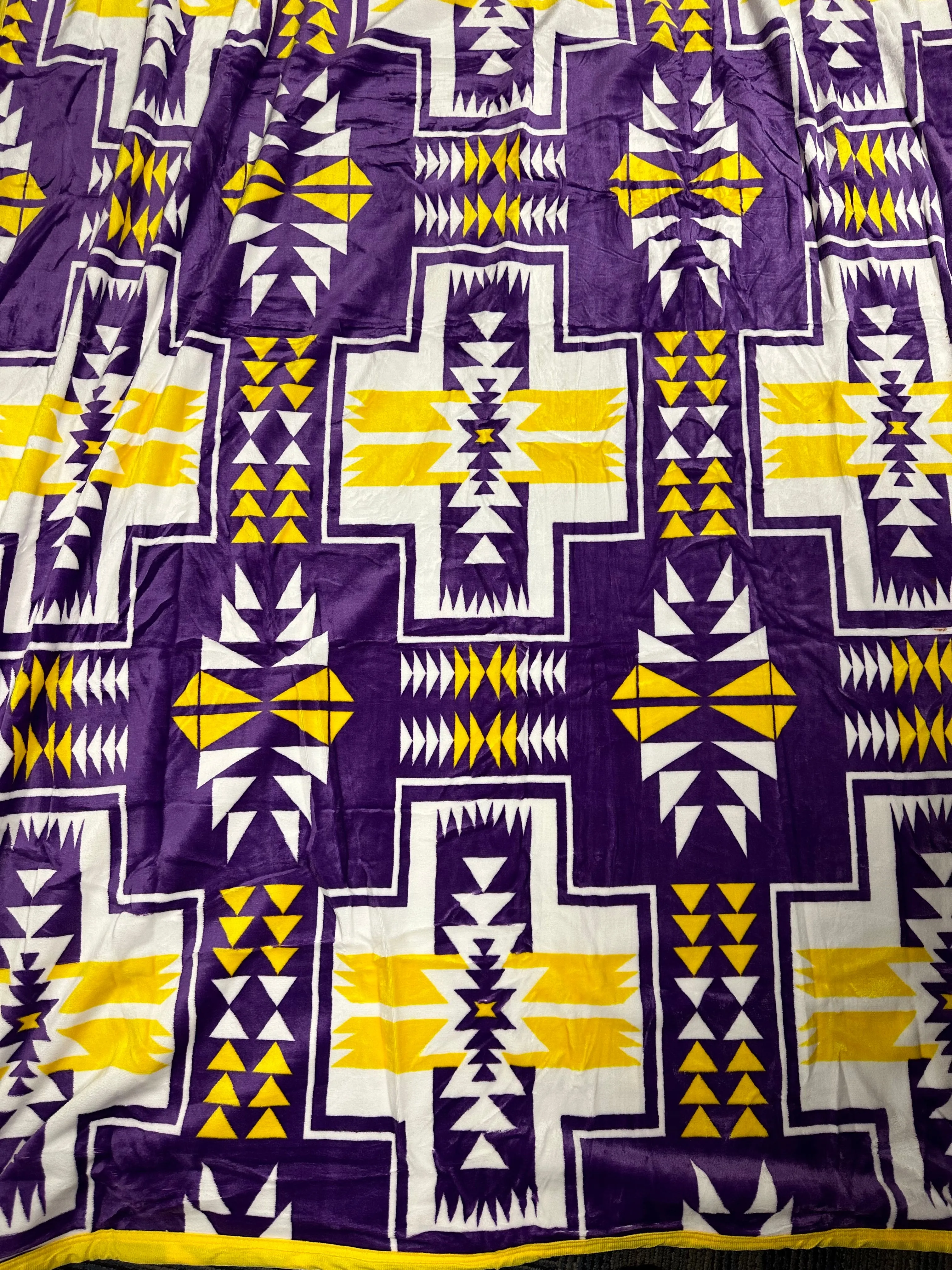 Full Size(60”x80”) Aztec Fleece Blanket-Multiple Colors Available