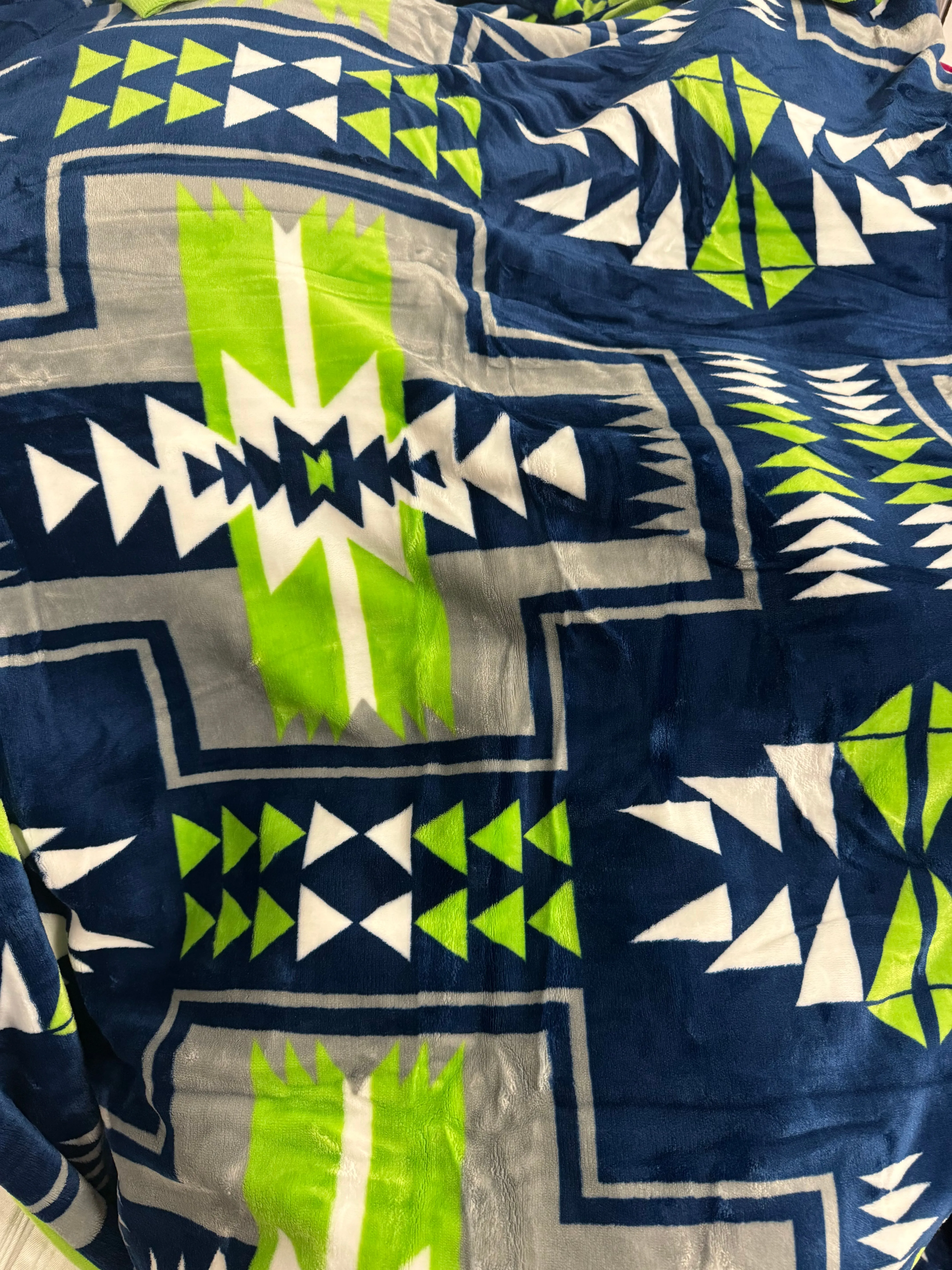 Full Size(60”x80”) Aztec Fleece Blanket-Multiple Colors Available
